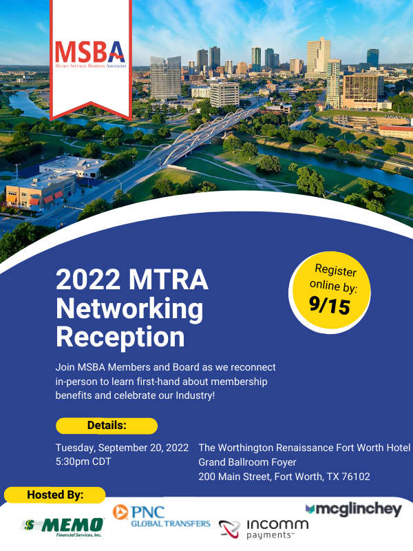2022 MTRA Networking Reception